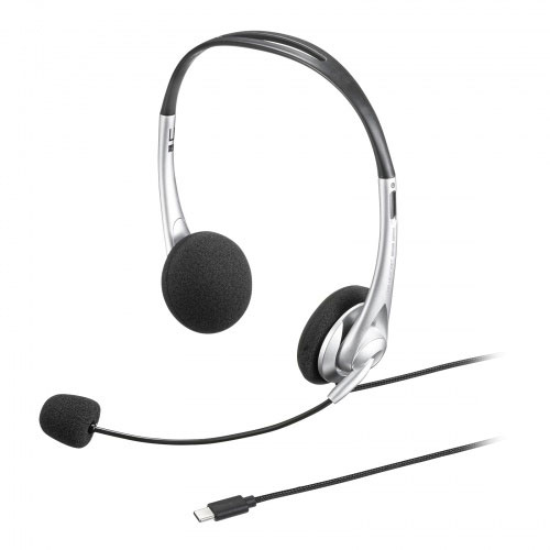 楽天市場】USBヘッドセット USB Type-C接続 有線 マイク付き 単