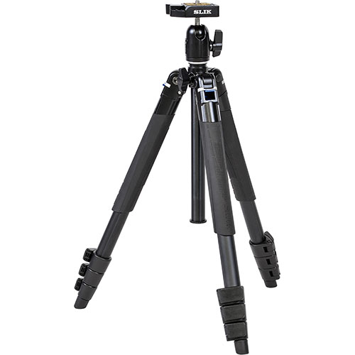 スリック SLIK エアリーM100 脚先を持って軽い力で開脚・反転が可能 縮長350mm/全高1241mm ASNKEN07065|カメラ カメラアクセサリー 三脚・一脚