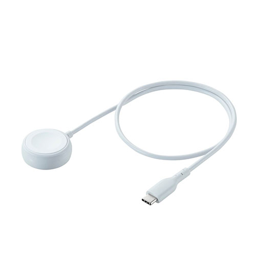 エレコム Apple Watch磁気充電ケーブル 高速充電対応 スタンダードタイプ USB Type-C 0.5m ホワイト ASNMPA-AWCCQ05WH|スマートフォン・タブレット・携帯電話 iPhone Apple Watch用アクセサリ