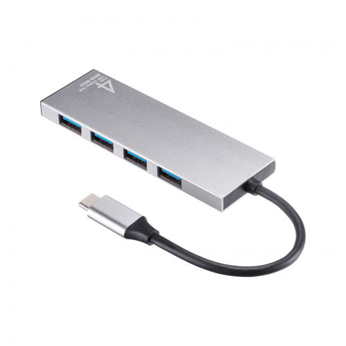 サンワサプライ USB 10Gbps Type-C ハブ USB A×4ポート ASNUSB-10TC13SV|スマートフォン・タブレット・携帯電話 スマートフォン USBケーブル(Type-C)
