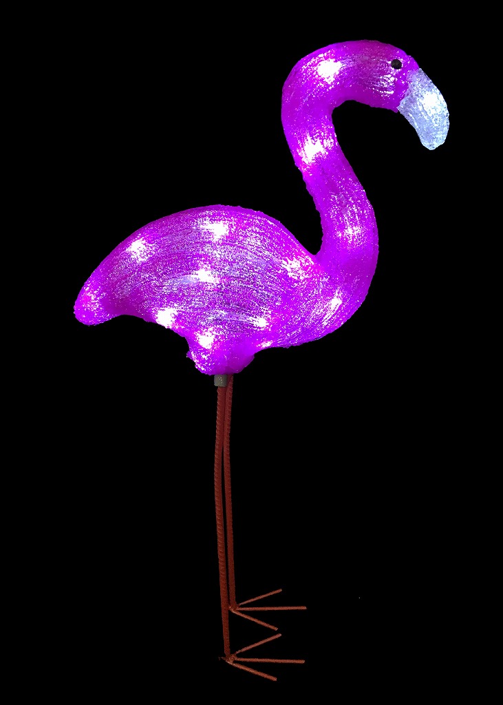 フラミンゴ[CRNl3d379]3Dモチーフ