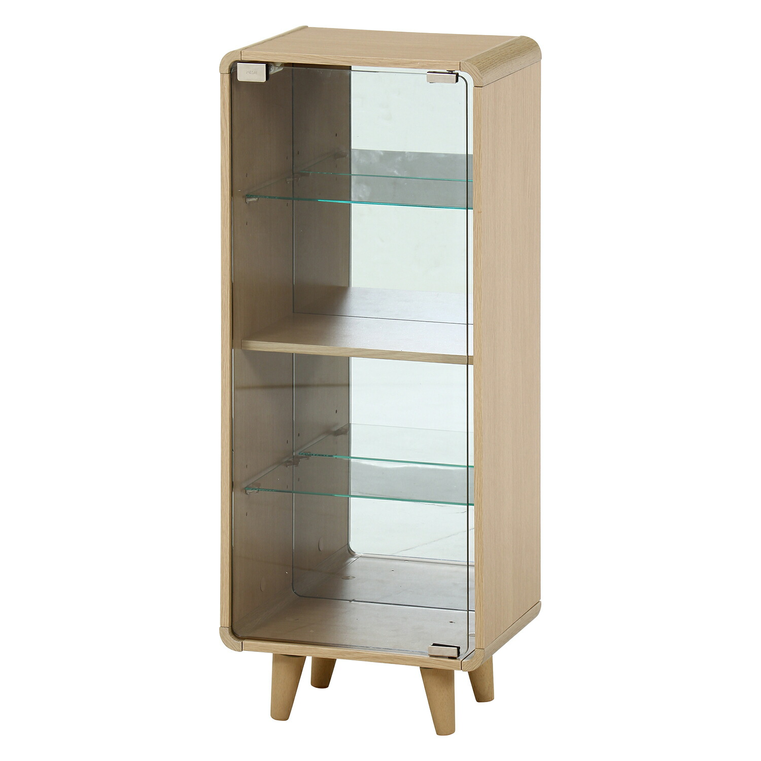 コレクションシェルフ クレール ハイ オークナチュラル[HJB52299]|インテリア家具 ギフトショー コレクションケース テレビ台・収納 リビング【ディスプレイシェルフ コレクション収納 耐久性 インテリア収納 オープンシェルフ 】