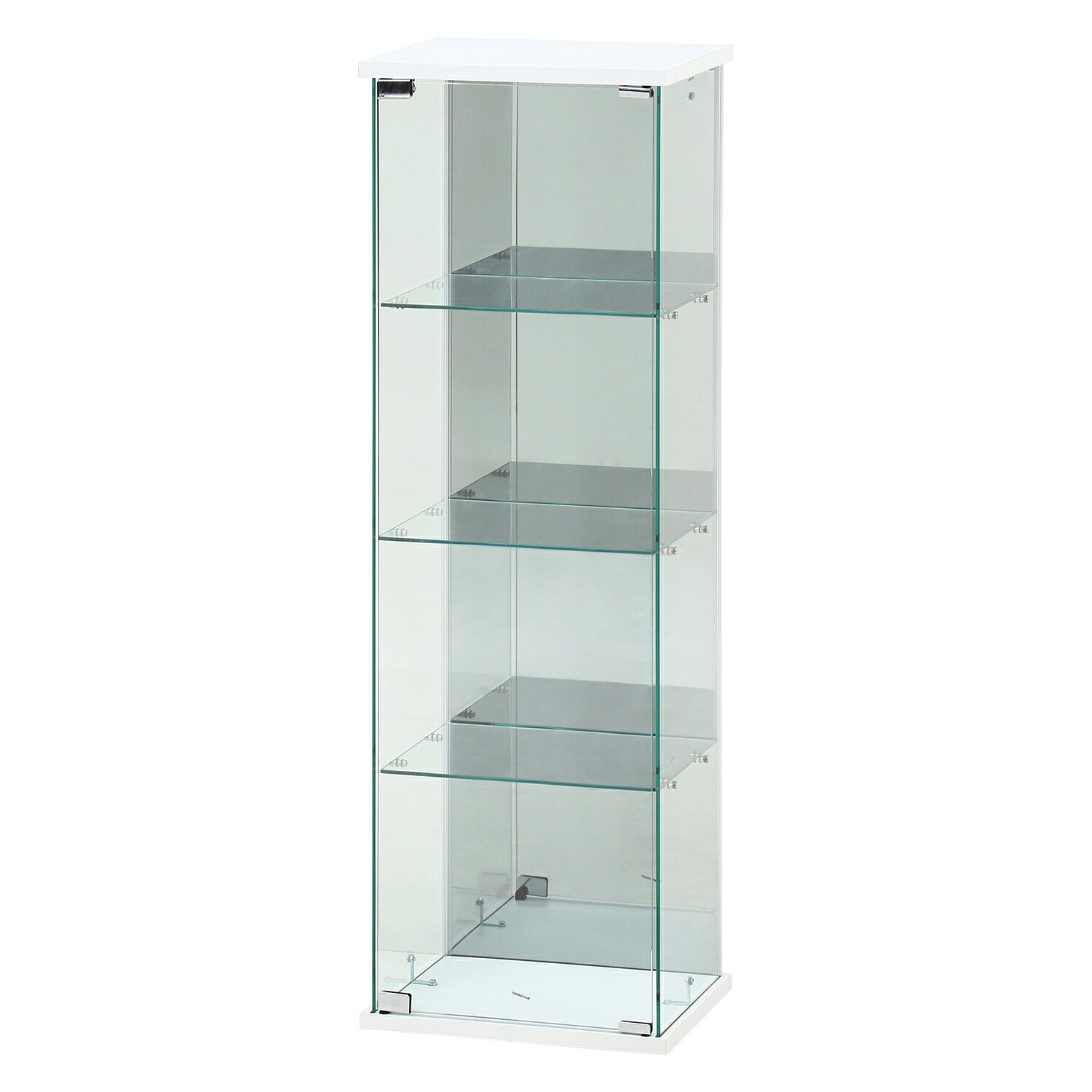 ガラスコレクションケース ＢＡＡＬ ＷＨ[HJB63933]|インテリア家具 コレクションケース テレビ台・収納 リビング 収納 寝室・ベッドルーム【ディスプレイケース コレクション収納 耐久性 インテリア収納 オープンケース 】｜緑花堂ストア