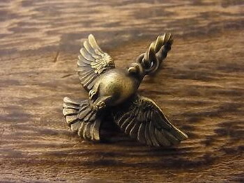 ケツァール QUETZAL ハト バード 鳥 ペンダント ネックレス 真鍮 ブラス 燻し[GOCqn14brass]|ハト バード 鳥 ペンダント ネックレス 真鍮 ブラス 燻し メンズ レディース ハンドメイド ジュエリー ヴィンテージ アンティーク