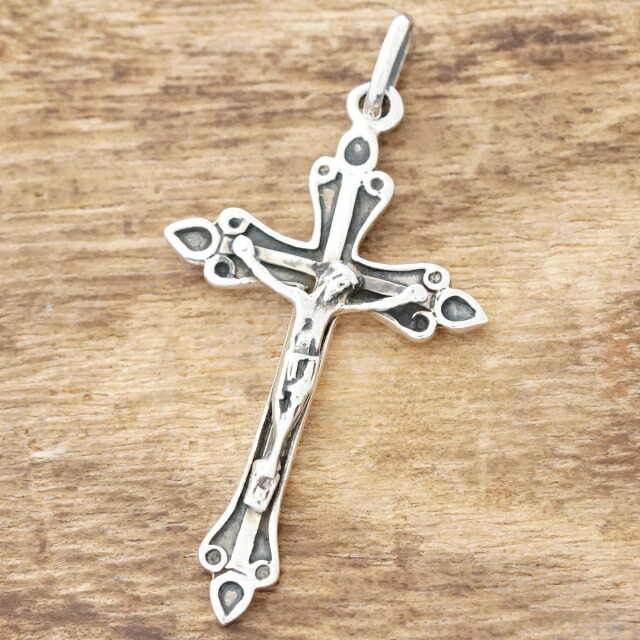 TJK キリスト ネックレス ジーザス イエス クロス 十字架 ペンダン[GOCsd65]|キリスト ネックレス メンズ ジーザス イエス クロス 十字架 キリスト教 教会 シルバー 925 ハンドメイド ジュエリー ヴィンテージ アンティーク シルバーアクセサリー