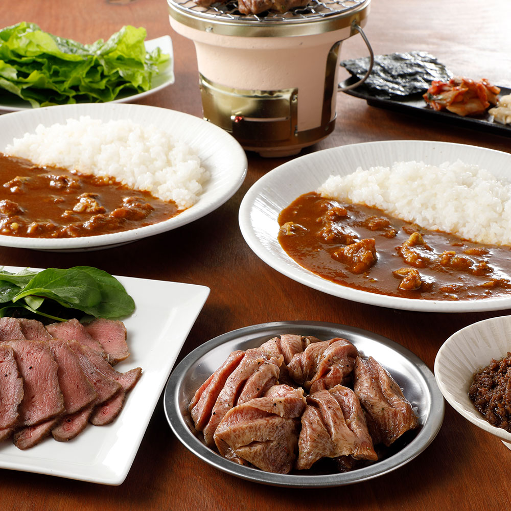 東京・新宿 「焼肉ヒロミヤ+」 バラエティセット 4種[SHS5180121]【洋食グルメ・ローストビーフ・お取り寄せグルメ・本格洋食・煮込み料理・お歳暮ギフト 】｜緑花堂ストア