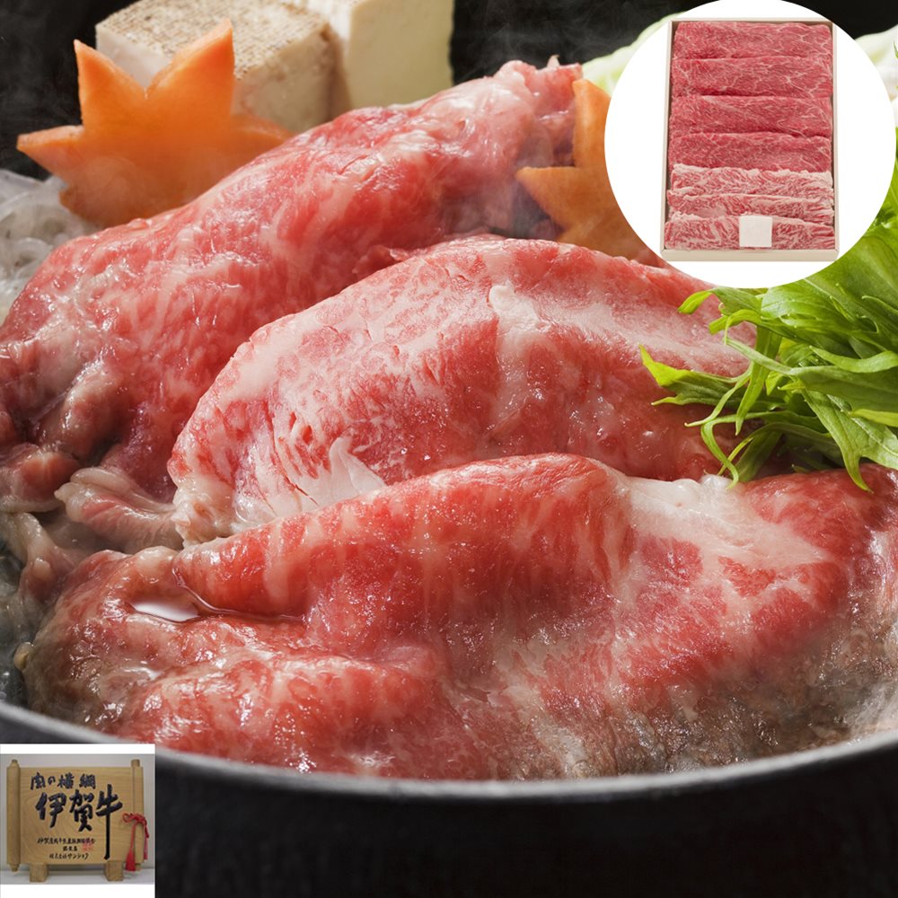 三重 伊賀牛 ウデバラすき焼き用 500g 証明書付き SHS3070079|緑花堂ストア
