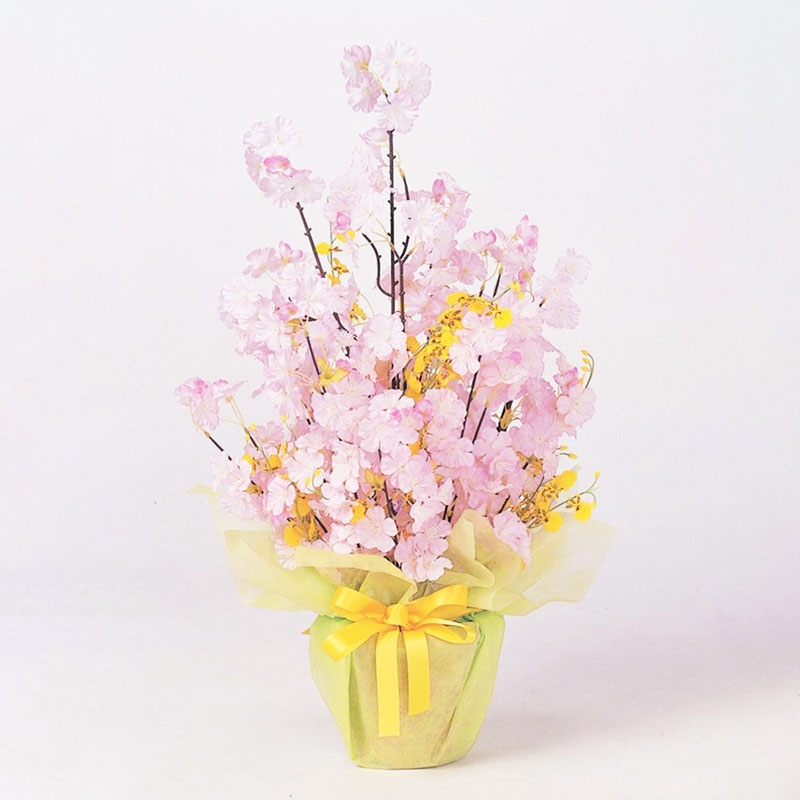スプリング桜アレンジ Mrs06 造花 フェイクグリーン 人工植物 人工観葉植物 デコレーション 店舗装飾 飾り 飾りつけ 飾り付け フラワーアレンジ 春 スプリング さくら サクラ 桜 店舗装飾 春の装飾品 桜 75cmh 桜スプリング桜アレンジ Boobarcelona Com