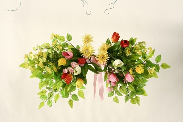 バーチチューリップハンガー[MRS09-02702]|造花 フェイクグリーン 人工植物 デコレーション 店舗装飾 飾り 飾りつけ 飾り付け 装飾 チューリップ【イベント用品 アレンジメント資材 インテリア 】｜緑花堂ストア