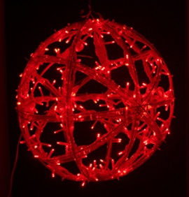 Ledボール火切り M Mrs15 クリスマス クリスマス高木 壁掛け ショップ居物 粉飾 飾りつけ 粧飾 ライト 電飾 イルミネーション Led ボール M 赤み Myki Co Il