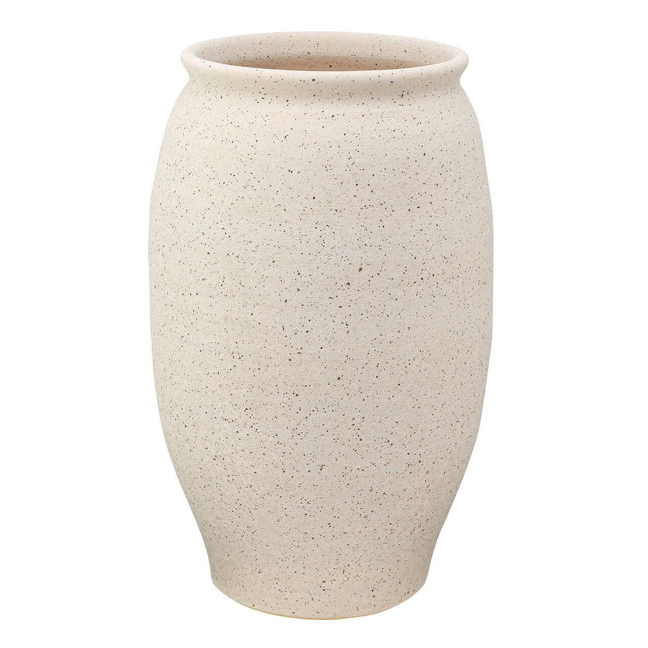 花器（陶器） 白優大楽花壺 1コ[TDLYK902029]|花器 ベース 陶器【フラワーベース 花瓶 インテリア装飾 陶器製 ディスプレイ 店舗装飾 アーティフィシャルフラワー対応 】