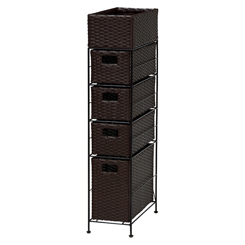 チェスト ダークブラウン[THU2101775700]|インテリア 寝具 収納 キャビネット 収納家具 タンス 引き出し4杯 耐久性 利便性 シンプル 機能性 収納ラック 整理用品 隙間家具 コーナーラック 多様性 お洒落デザイン