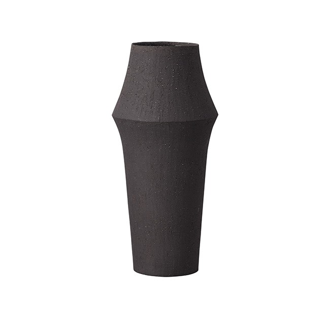 ＺＡＲＡ　２０φ×４５Ｈｃｍ ＭＡＴＴ　ＢＬＡＣＫ 花器 ベース 花器（陶器） 陶器 [TDLCC190078-801] 代引決済不可|陶器花器 花瓶 フラワーアレンジメント インテリア おしゃれ 店舗装飾 ディスプレイ 飾り付け 装飾 飾り デコレーション鉢 ポット 花入れ ブラック
