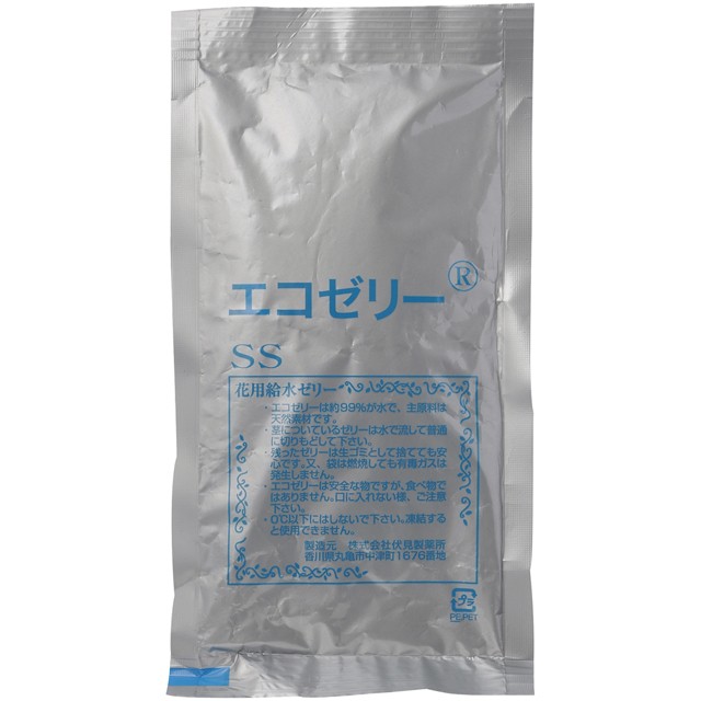 クラッシュエコゼリーＳＳ　５０ｇ 資材 切り花栄養剤 除菌剤 エコゼリー [TDLGS001240] 代引決済不可｜緑花堂ストア