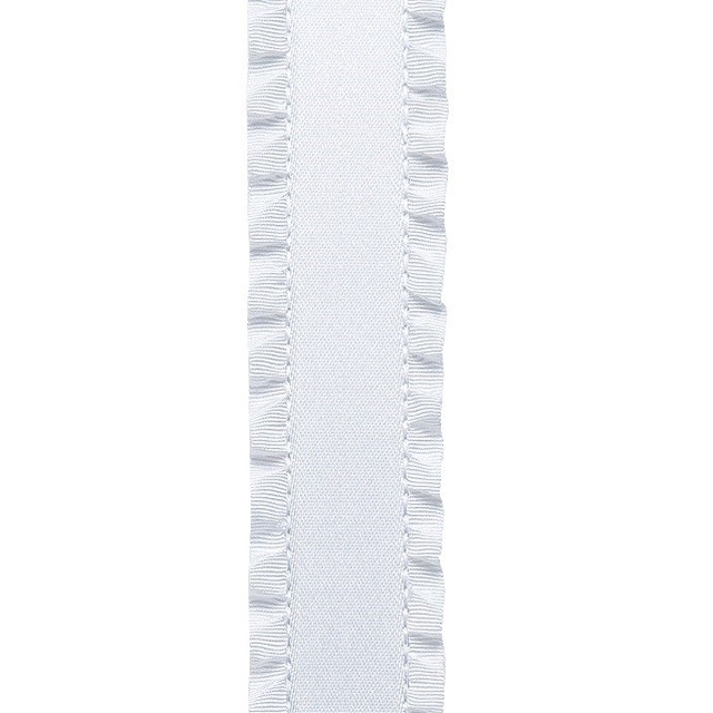 【楽天市場】フリルサテン32mm 2 ホワイト リボン ラッピング 包装資材 リボン [TDLRM489532-002] 代引決済不可