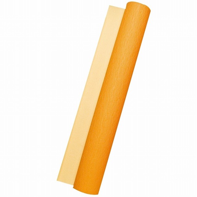 東京リボン ビスクレープ 74cm x 20m ホワイト・オレンジ ビスクレープ 全28色 | リボン、ラッピング資材の専門メーカー