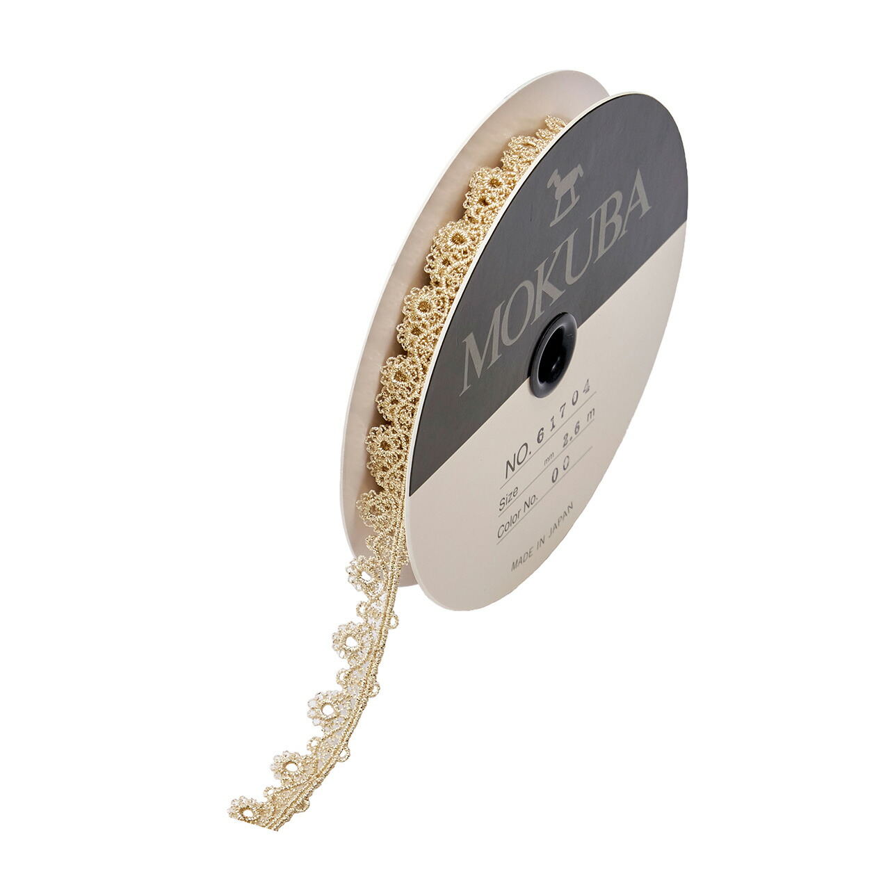 メタリックケミカルレースゴールドリボン1巻包装資材レース