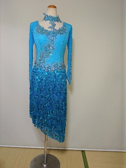 楽天市場】社交ダンス/セミオーダー/ラテンドレスZ141 : レンタル