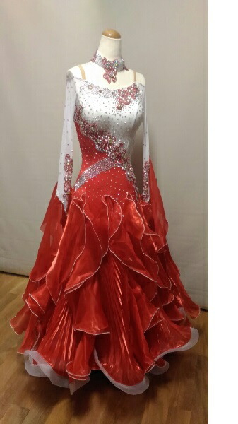 楽天市場】社交ダンス・セミオーダドレス・競技k066 : レンタル