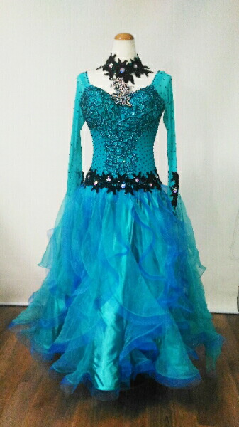 楽天市場】セミオーダー・社交ダンスドレスz124 : レンタルショップRIO