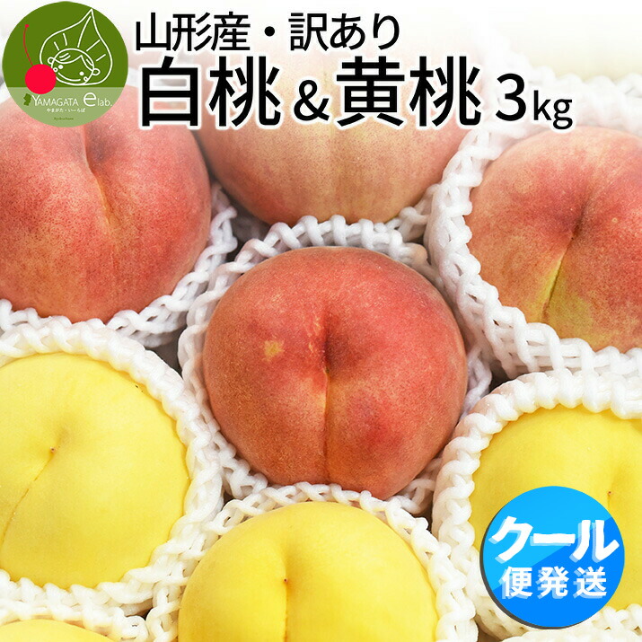 楽天市場】【8月下旬発送・先行早割】 山形県産 白桃 & 黄桃 訳
