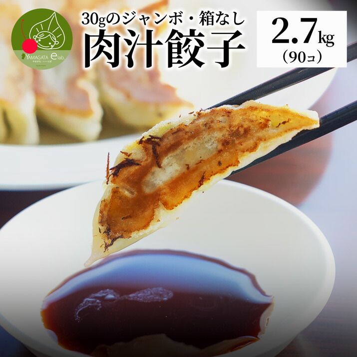 お徳用 本格餃子 肉汁餃子 家庭用 2.7kg(90個入り) ジャンボ餃子 餃子 ギョーザ 冷凍 国産 生餃子 冷凍生餃子 冷凍食品 惣菜 にんにく ニンニク お取り寄せ おつまみ おかず お取り寄せグルメ 本格餃子 中華 専門店 訳あり 送料無料