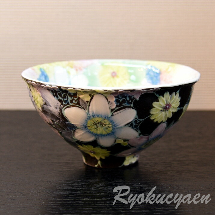 新品　工房ゆずりは　飯碗　ばら錦 　ご飯茶碗　母の日　プレゼント　記念品 新品 工房ゆずりは 飯碗 ばら錦 ご飯茶碗 母の日 プレゼント