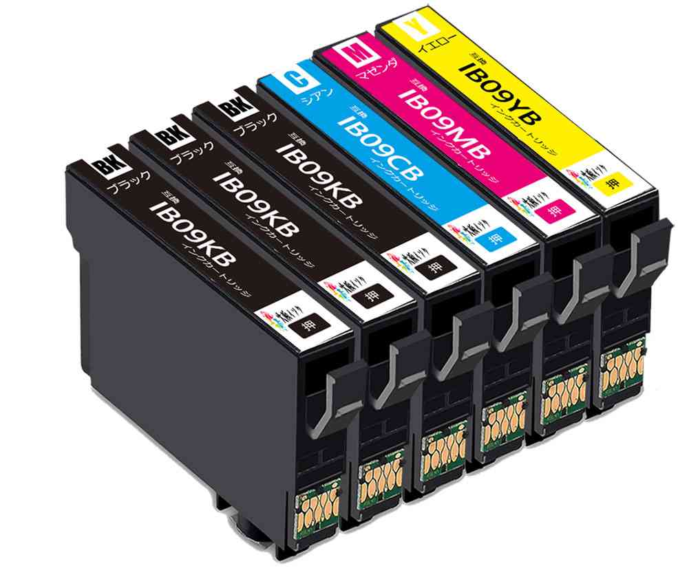 楽天市場】IB09KBブラック黒4本セット互換インクカートリッジ 大容量
