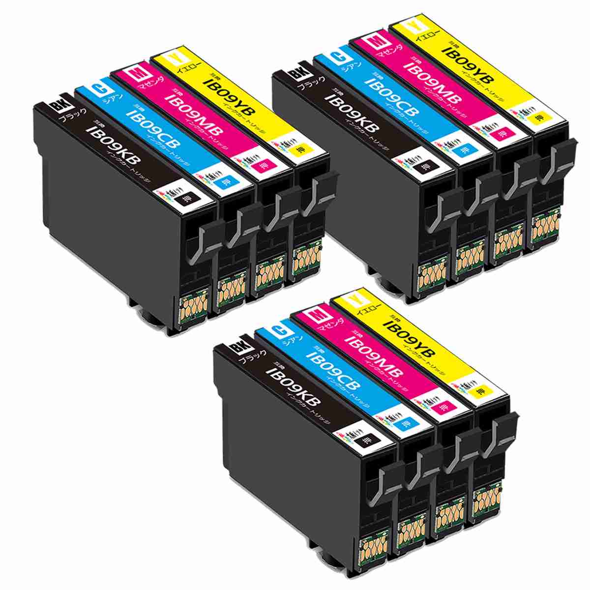 楽天市場】IB09KBブラック黒4本セット互換インクカートリッジ 大容量