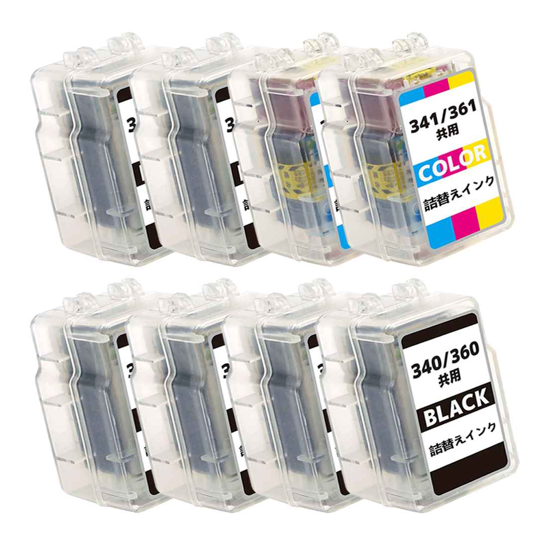 楽天市場】BC-340/360XLBK (BKブラック) + BC-341/361XL (C/M/Y 3色