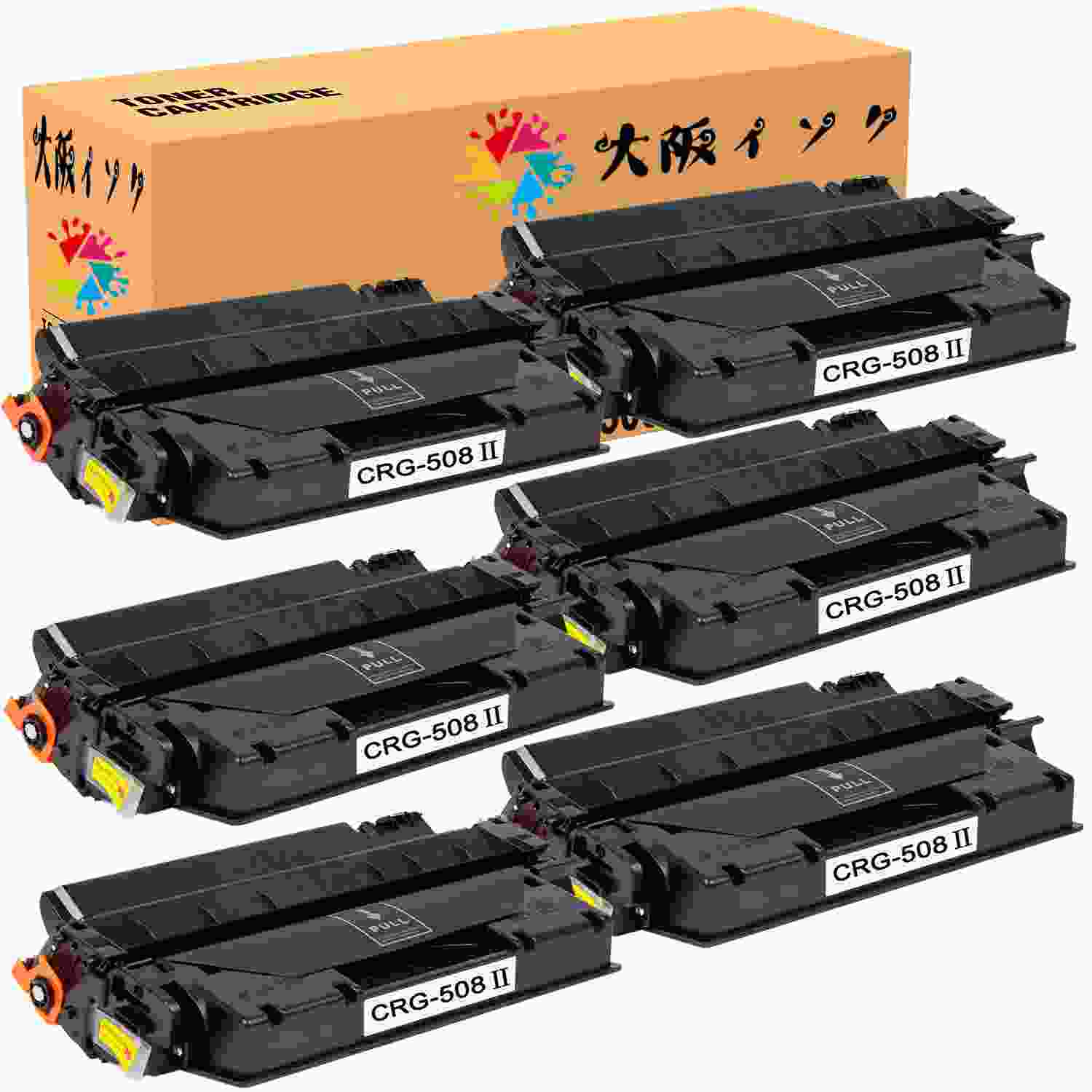 トナーカートリッジ CRG-508II取り替えっこ Can(加農砲) 汎用トナーCRG 508 6本仕かける CRG-508II 大収容能力相応う機種：Satera LBP-3300 CRG-508II BK 汎用・取り替えっこ トナーカートリッジの刷り上げる枚数は（１本あたり近所）約6,000枚/本（A4質問用紙・印字率5％の切っ掛け） トナー-パソコン・周辺機器-PCサプライ・消耗品