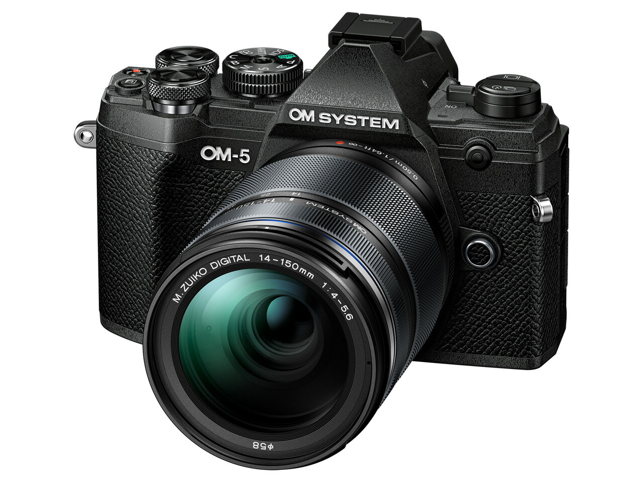 新品 OMデジタルソリューションズ 鏡鑑受け答え OM SYSTEM OM-5 14-150粍 II 水晶体一揃いの道具 [黒いこと] 製造会社お墨付き無