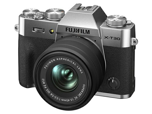 新品 富士フイルム 鏡鑑受け答え FUJIFILM X-T30 II XC15-45粍水晶体一揃いの道具（E） [しろがね色] フジフイルム  製造業者御墨付き無