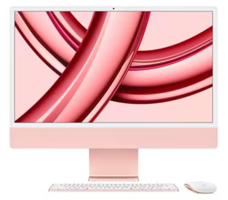 Apple iMac 24in Retina 4.5K見せびらかす模範例 MQRT3J/A [サクラ色],「M3」手当て（8中核グループ中央処理装置・10中核グループGPU）, 24型 4.5K Retina見せびらかす 見せびらかす品 パソコン-デスクトップPC