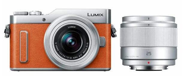 新品 Panasonic  デジタル写真機 LUMIX DC-GF10 DC-GF10W-D ダブルレンズキット [オレンジ色]
