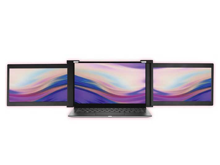 新品 APEX Aqual モバイルデュアルディスプレイ AXD116M [11.6インチ] / USB-C接続 2画面PCモニター Aqual ブラック AXD116M [ フルHD(1920&times;1080) /ワイド /75Hz]｜良品工房