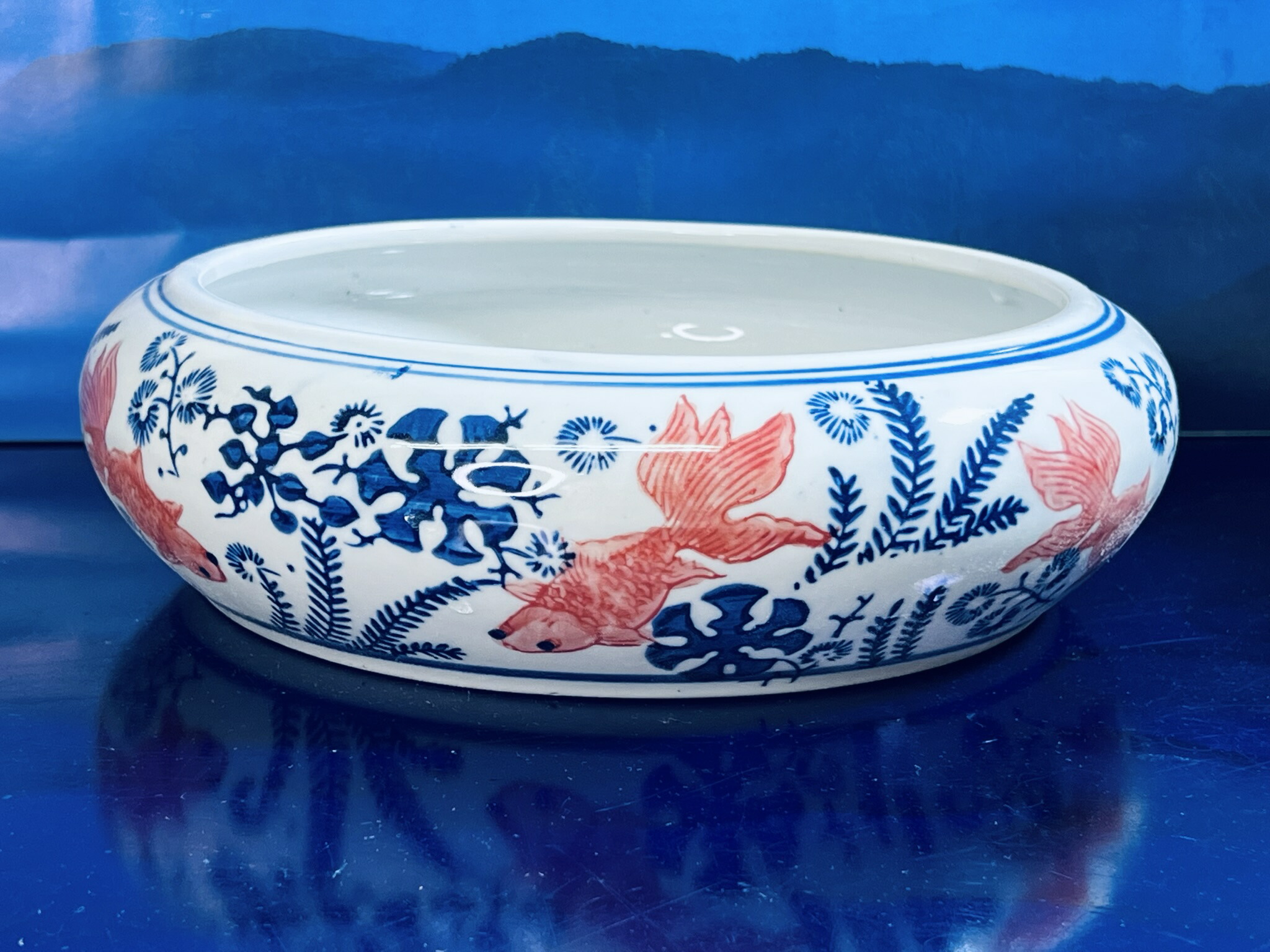 楽天市場】金魚鉢 陶器 おしゃれ 和風 水鉢 睡蓮鉢 メダカ鉢