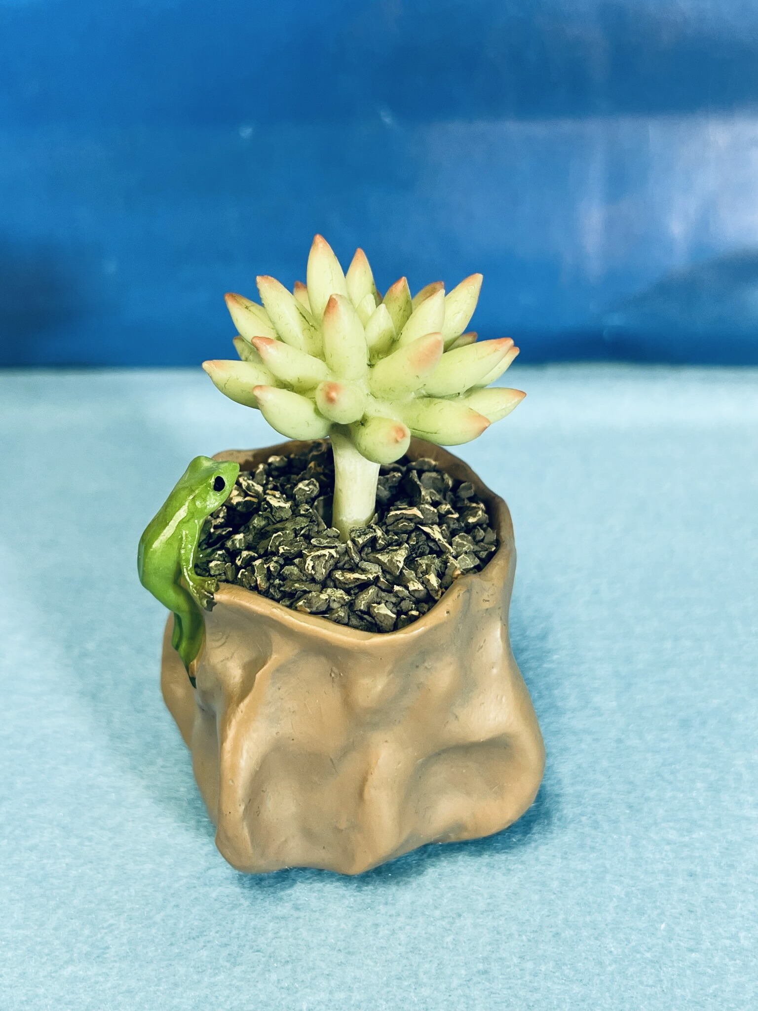 印判湯呑み(柳に蛙) 印判湯呑み(柳に蛙) - 工芸品 - 工芸品