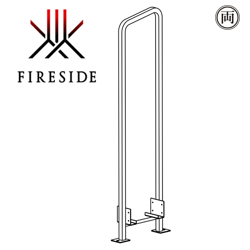 楽天市場】（2×4ログラック Y043 40cm薪用オプション）ファイヤーサイド 2×4ログラック シングル（スタンダード）40cm薪用／1本 Y043-S  : 両総屋