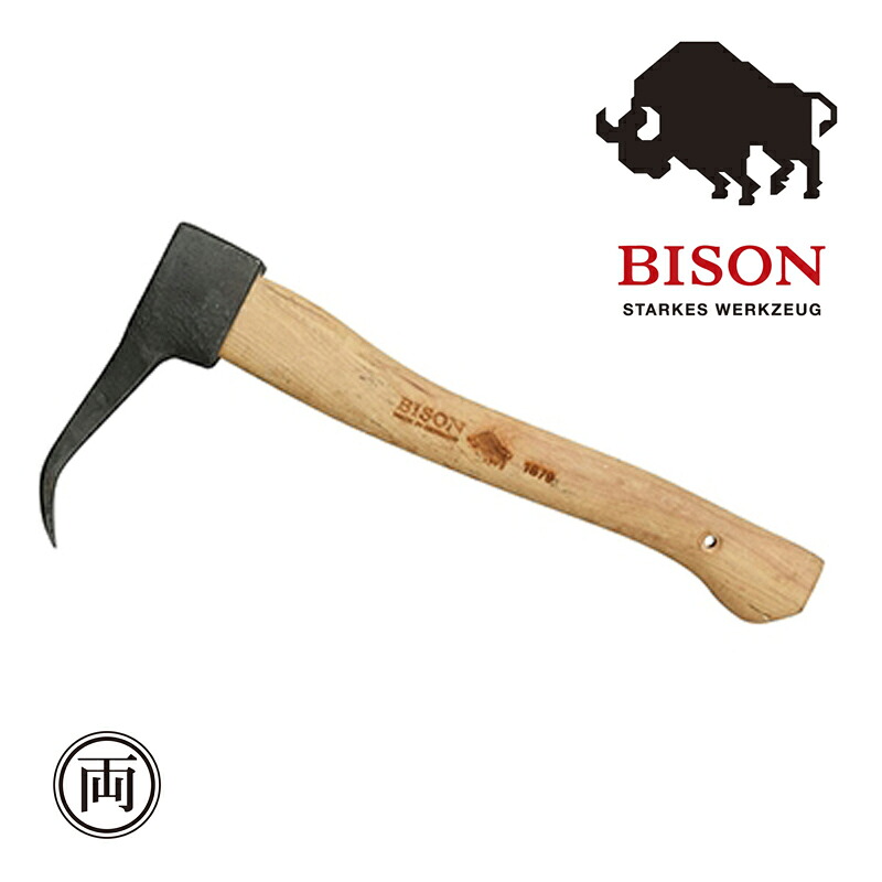 取寄せ商品 正規品 BISON ピック BP18-P 原木 丸太 薪割り 薪 薪ストーブ 冬支度 ドイツ AXE エープラス｜両総屋