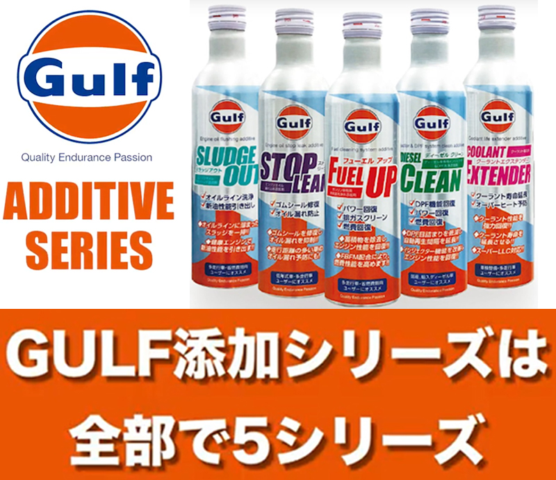 Gulf ストップリーク エンジンオイル漏れ止め添加剤 1ケース 300ml オイル漏れ防止 ゴムシール修復 多走行車 Decora House Ro