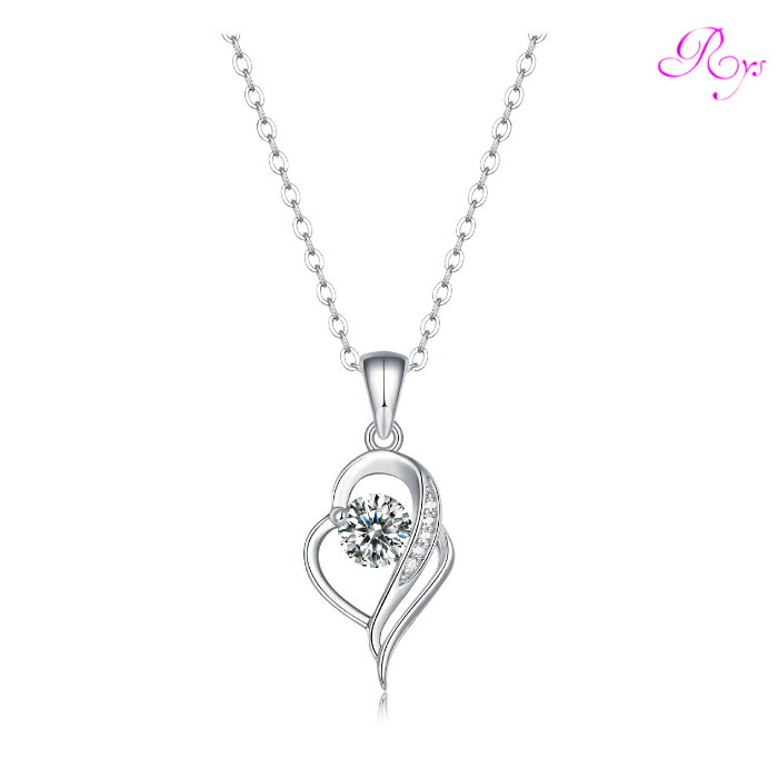 【ギフト対応】 ネックレス レディース Silver925 モアッサナイト シルバーネックレス シルバー RYS 送料無料 ギフト 誕生日 プレゼント バレンタイン 彼女 妻