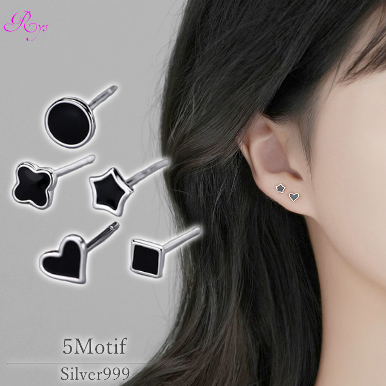 楽天市場】【シルバーのうさぎピアス】 シルバー999 ピアス