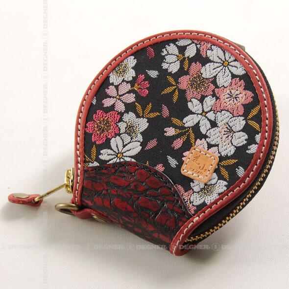 楽天市場】花山[かざん] カネゴン金襴 レザーコインケース/和柄