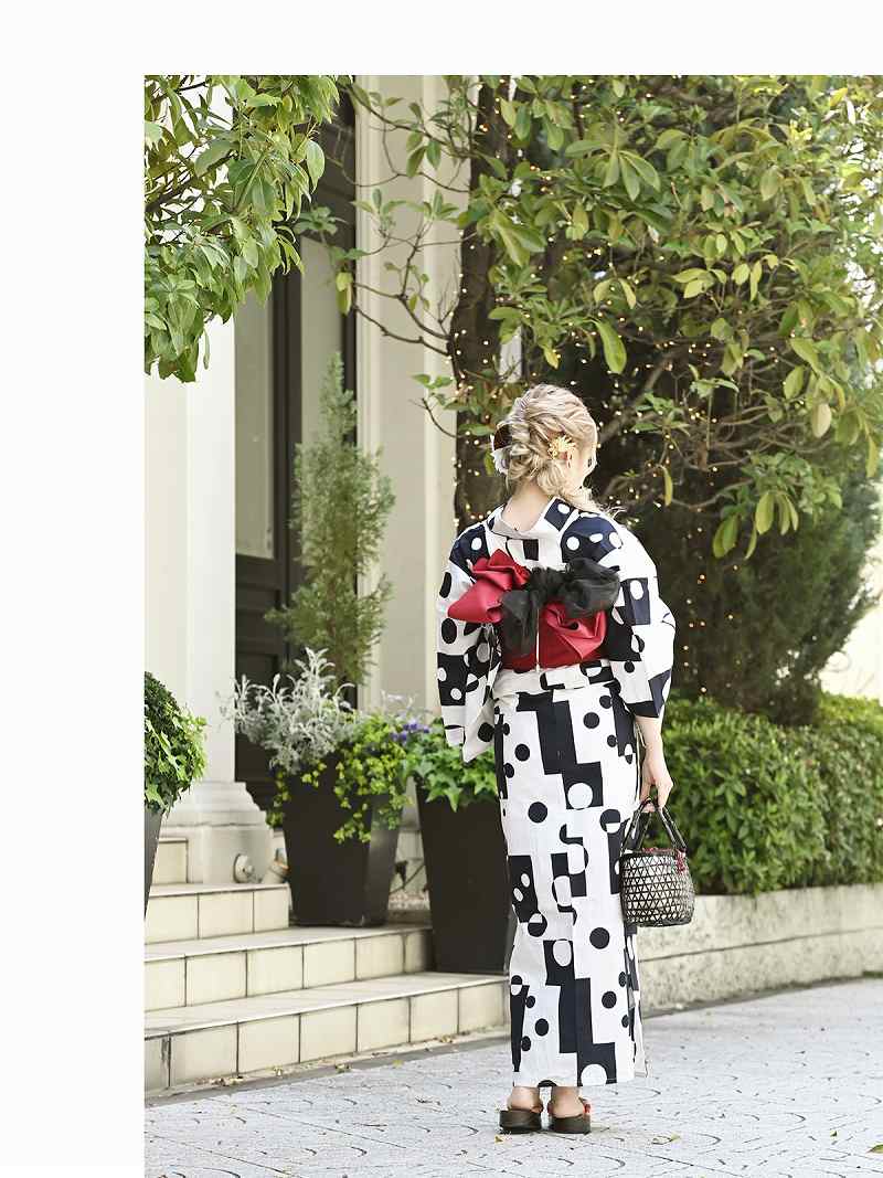 楽天市場 浴衣 レディース セット ゆかた 帯 下駄 キャバ ドット モノトーン シンプル ゆかた あす楽 150cm 大きいサイズ 女性 女 かわいい 大人 ファッション 男ウケ レトロ 古典 モダン 夏祭り 祭り まつり 涼しい 30代 代 レトロモダン 派手 即日発送