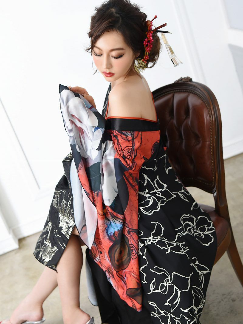 半身柄 セクシードレス 大きいサイズ 黒地 和風 和柄 花魁 ドレス 着物ドレス 花魁 2l 花魁コスプレ 花柄 ロングドレス キャバ 和柄ドレス 花魁 ドレス 着物ドレス 和柄 コンパニオン 衣装 キャバドレス キャバ ドレス セクシー ロング 振袖 派手 着物 エロ セクシードレス
