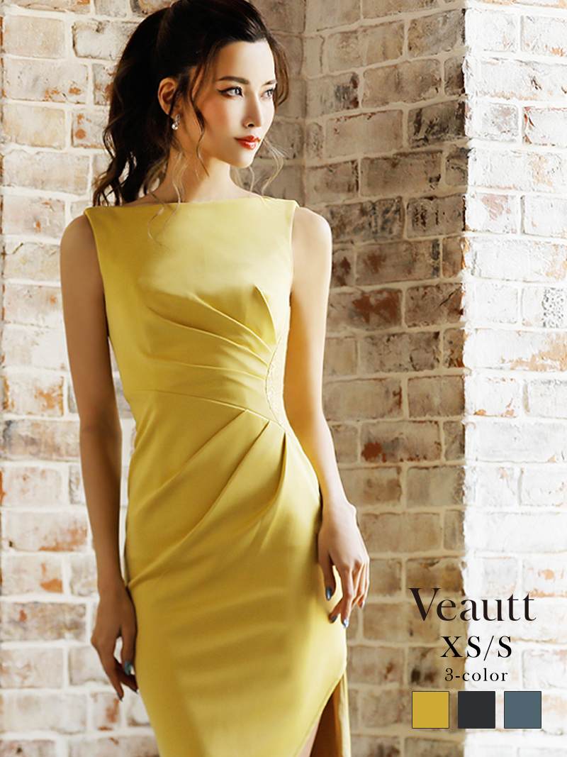 【百貨店大売り出し】veautt ヴュート キャバ お召しもの キャバドレス ミニお召しもの ミニ キャバクラドレス キャバクラ 寄りあいお召しもの 艶っぽい 韓国お召しもの 韓国 膝丈 黒 壱色合い 無地 サイドシアー たわい無い大きさ 清楚 雅びやか 細長い切口 アシメ 気が大きい大きさ 好いたらしい 好いたらしいめ あ