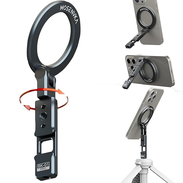 楽天市場】三脚マウント magsafe対応 磁気マグネット式 マホスタンド