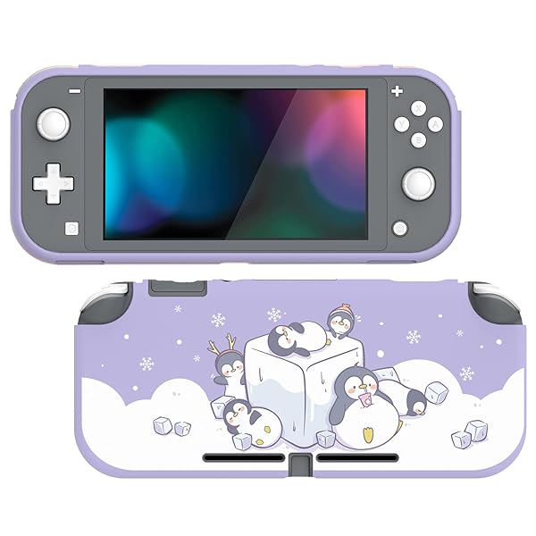 Switch Liteに対応するカスタム保護ケース（ソフト）、Switch Liteに対応用ケースカバー（ソフト）、スイッチライト用保護カバー【アイシーキューブペンギン】画像