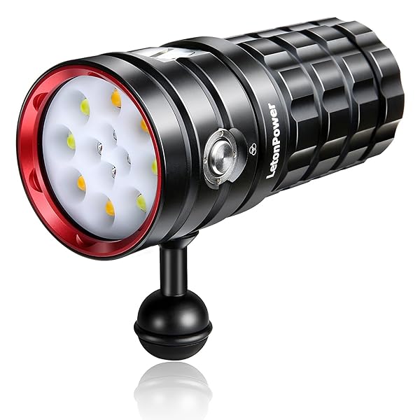 水中ともし火 飛び込み競技、 TS 労働者階級 13000Lumens 水中 120 m 飛び込み競技 ともし火、アクアラング ともし火、Type-C 申し受ける水中写真器 ともし火,飛び込み競技ともし火 広角 ダイビング・シュノーケリング-スポーツ・アウトドア